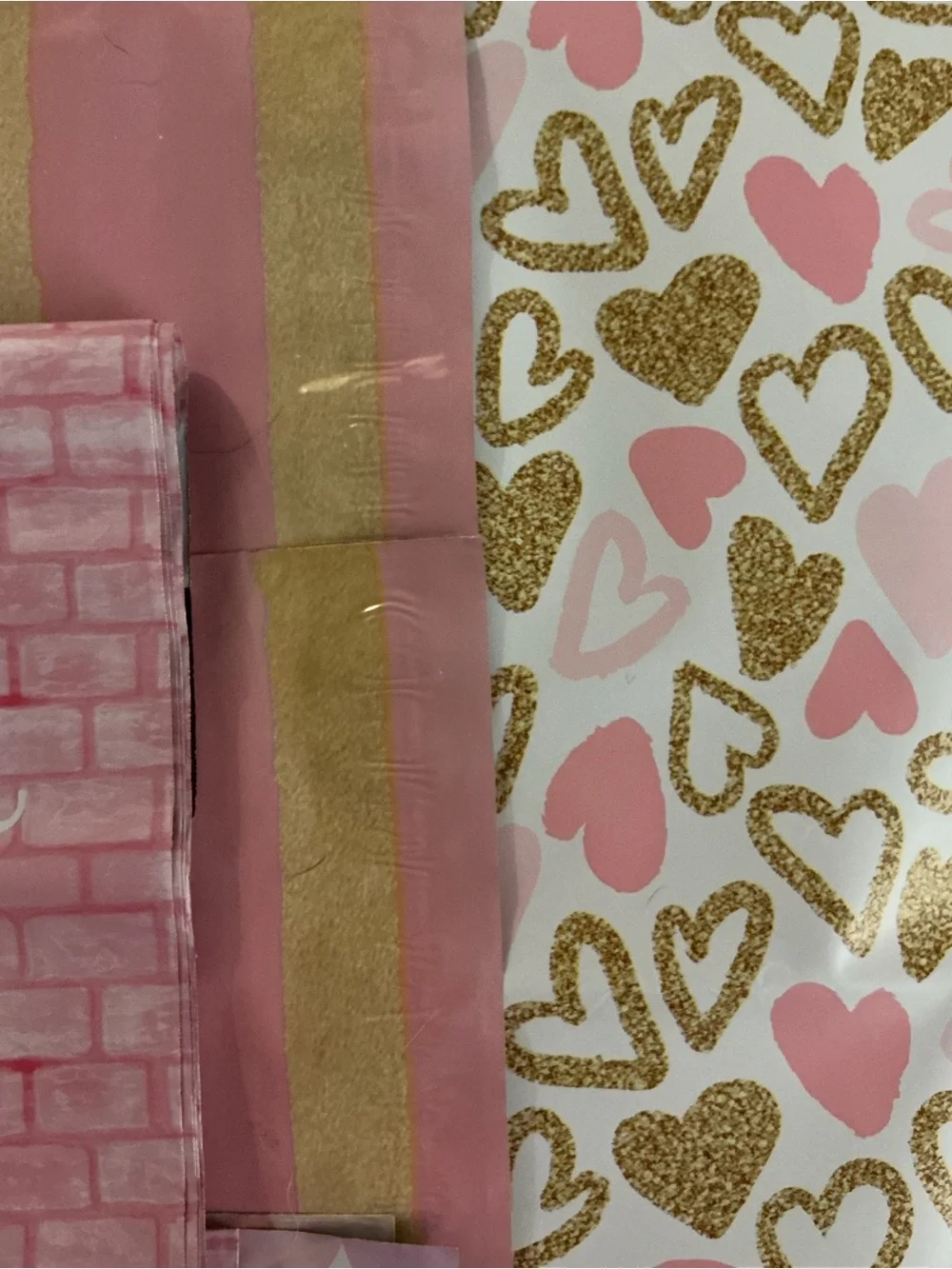 Polymailers shipping bundle size 10 X 13 lot of 10 and Thank you stickers